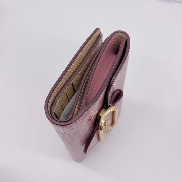 Coach CE671 Morgan Small Leather Wallet Dusty Rose NWT Org $228 - Picture 3 of 11